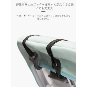 ベビーカーシート 夏用 さらさら 冷感生地 ベ...の詳細画像5