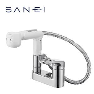SANEI シングルスプレー混合栓 K37100R-W : 水彩ねっとYahoo