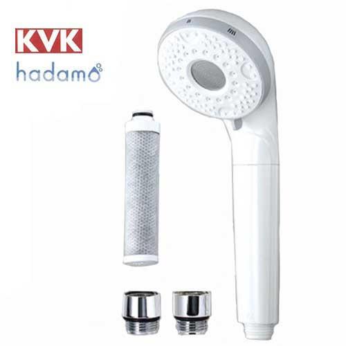KVK ケーブイケー ウルトラファインバブル浄水シャワーヘッド PZS370JS パールホワイト 浄...