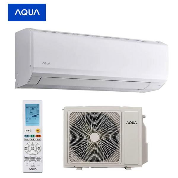 あすつく対応 【レビュー特典】AQUA ルームエアコン 冷暖房時8畳用 AQA-E255A 単相10...