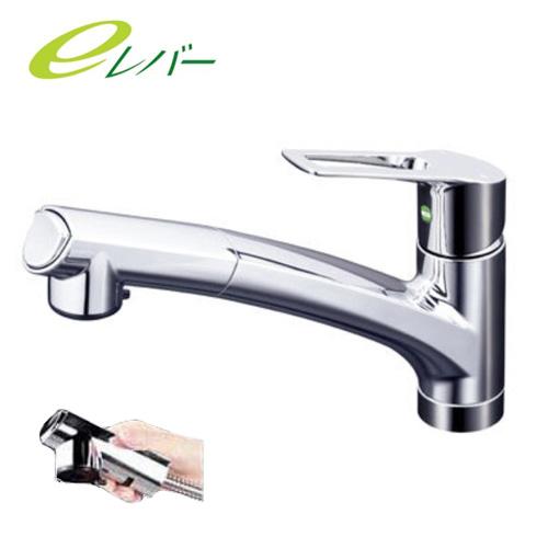 あすつく対応 送料無料  KVK/ケーブイケー/KM5021TEC/eレバー水栓/流し台用シングルレ...