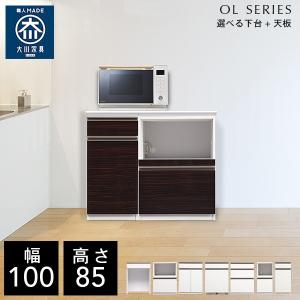 キッチンカウンター 幅100cm 開き戸 キッチン収納 食器収納 キッチン