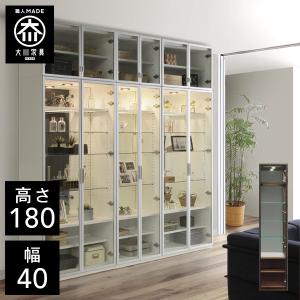 本棚 幅120cm 書棚 引き戸 ガラス扉 書斎 収納棚 : CRASIO - 通販