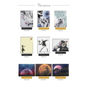 水晶絵 アートポスター 壁掛け 80×60cm...の詳細画像1