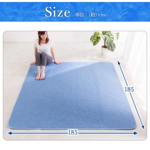 ラグ ラグマット ひんやり 接触冷感 Q-ma...の詳細画像2