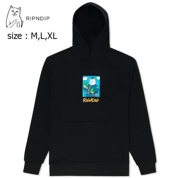 RIPNDIP リップンディップ フーディー パーカー プルオーバー スケボー 猫 ICONFISC...