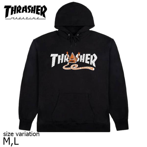 THRASHER X TOY MACHINE PYRAMID HOODIE パーカー スラッシャー ...