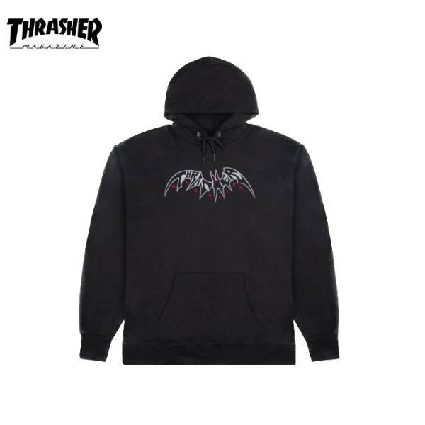 THRASHER スラッシャー パーカー SKY RAT BY NECKFACE HOODIE BL...