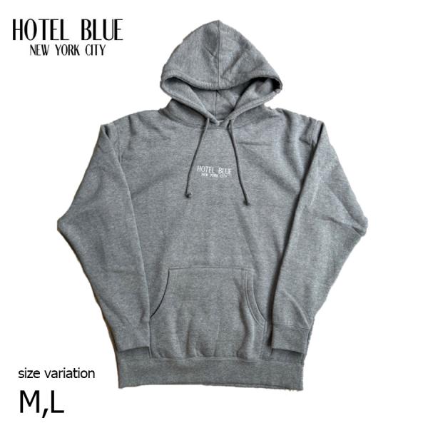 HOTEL BLUE Logo Hoody HEATHER GRAY ホテルブルー フーディーパーカ...