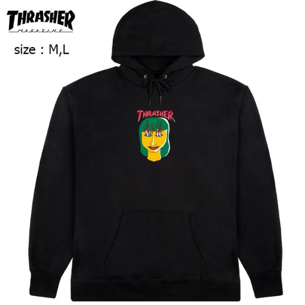 THRASHER スラッシャー フーディー プルオーバー パーカー 長袖 スケボー ゴンズ TALK...