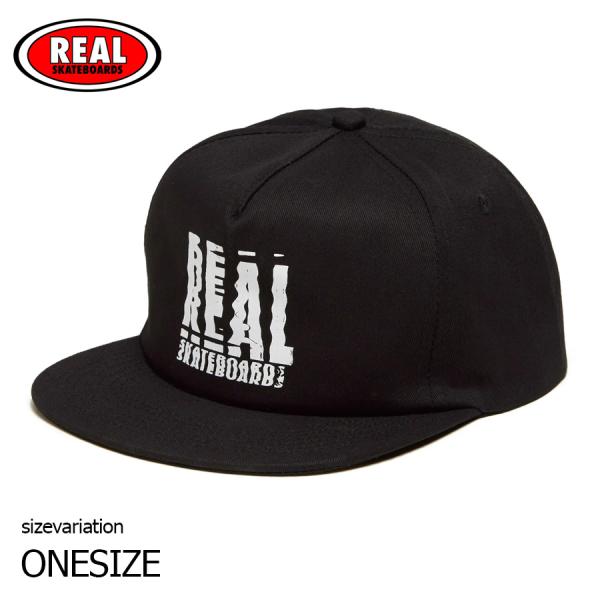 REAL SCANNER SNAPBACK BLACK/WHITE リアル キャップ 帽子 メンズ ...
