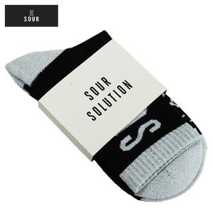 SOUR Sour Sox BLACK サワー ソックス 靴下 プレゼント｜crass