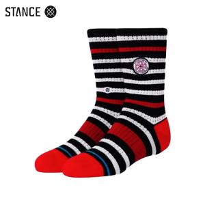 STANCE INDEPENDENT KIDS YL BLACK ソックス スタンス キッズ ユース 靴下 SKATE スケボー スノーボード インディペンデント｜crass