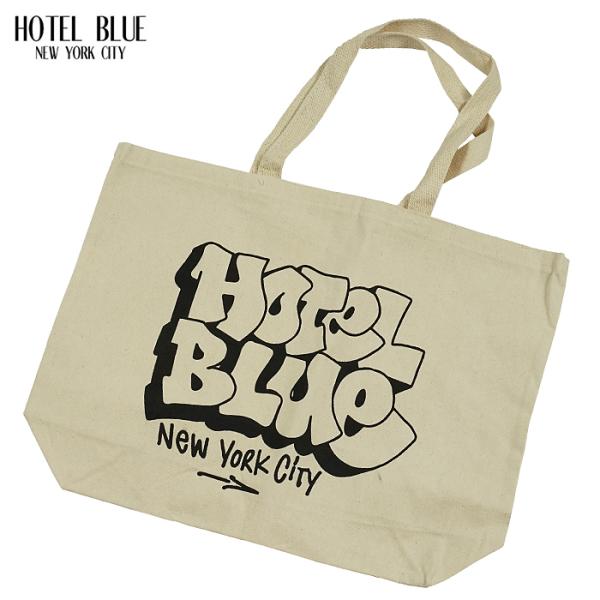 HOTEL BLUE Tote Bag CREAM BLACK ホテルブルー トートバッグ バッグ　...