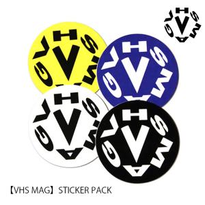 VHS MAG STICKER PACK ブイエッチエスマグ スケボー ステッカー スケートボード｜crass