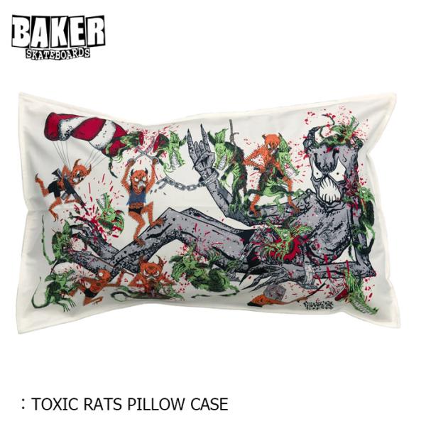BAKER ベイカー ベーカー トキシックラット 枕カバー スケボー PILLOW CASE TOX...