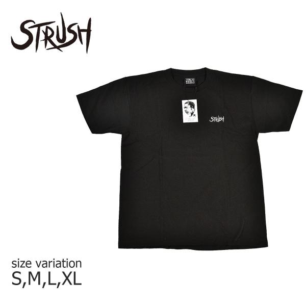 STRUSH WHEELS ストラッシュ ウィール Tシャツ SCRIPT EMB TEE スケボー...