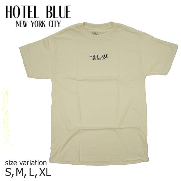HOTEL BLUE ホテルブルー LOGO TEE CREAM Tシャツ 半袖 トップス
