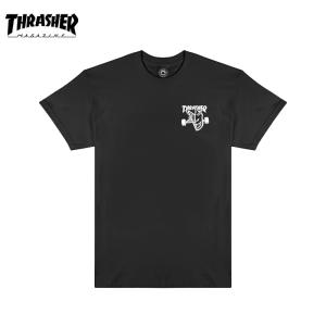 THRASHER（スラッシャー） マガジン フレイム ロゴ 半袖Tシャツ