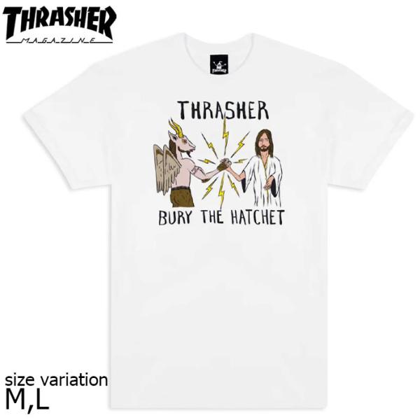 THRASHER X TOY MACHINE B.T.H T-SHIRT WHITE スラッシャー ...