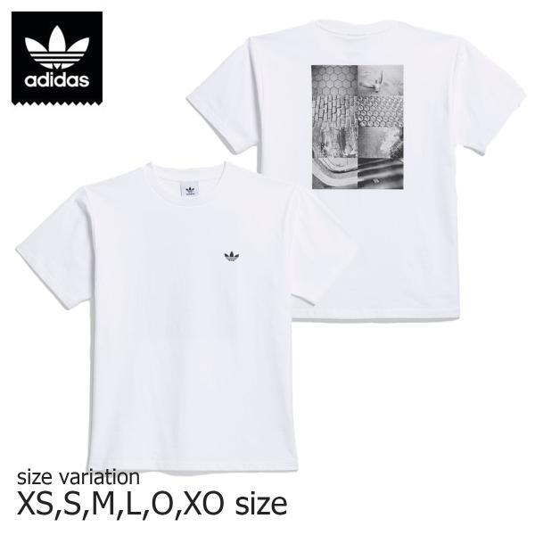 ADIDAS ZANDER G SS TEE WHITE アディダス スケートボード Tシャツ スケ...