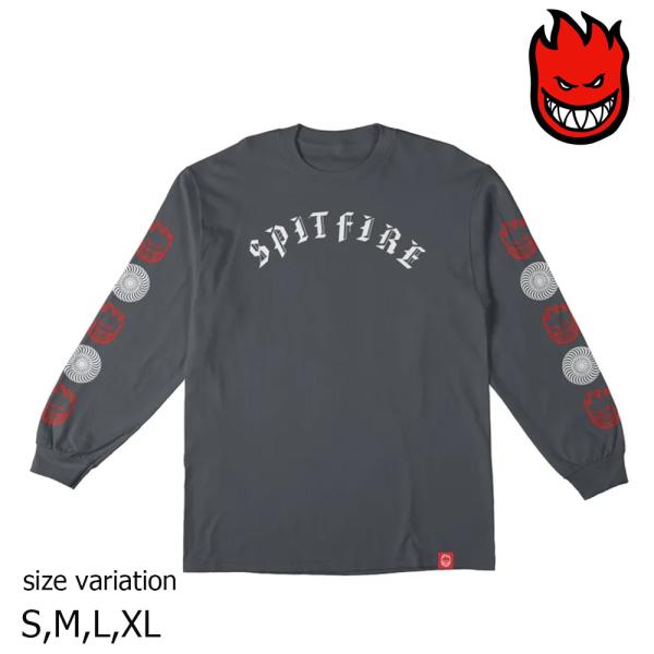 SPITFIRE L/S OLD E FILL SLEEVE スピットファイア ロゴ Tシャツ ロン...