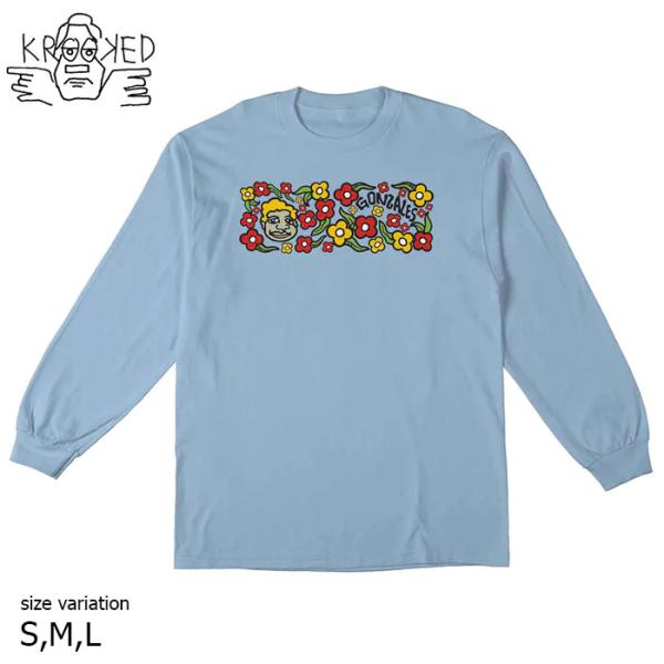 KROOKED SWEATPANTS L/S Powder Blue ロングスリーブ クルキッド 長...