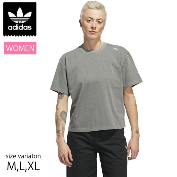 ADIDAS アディダス スケートボード ウィメンズ Tシャツ スケボー 半袖 (IU0130) W...
