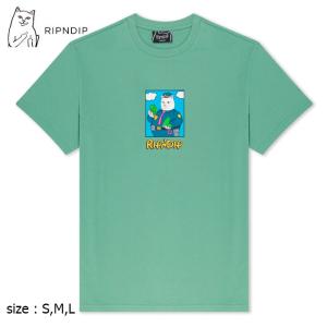 RIPNDIP リップンディップ Tシャツ 半袖 スケボー CONFISCATED TEE PINE ストリート メンズ レディース スケートボード ねこ 猫｜crass