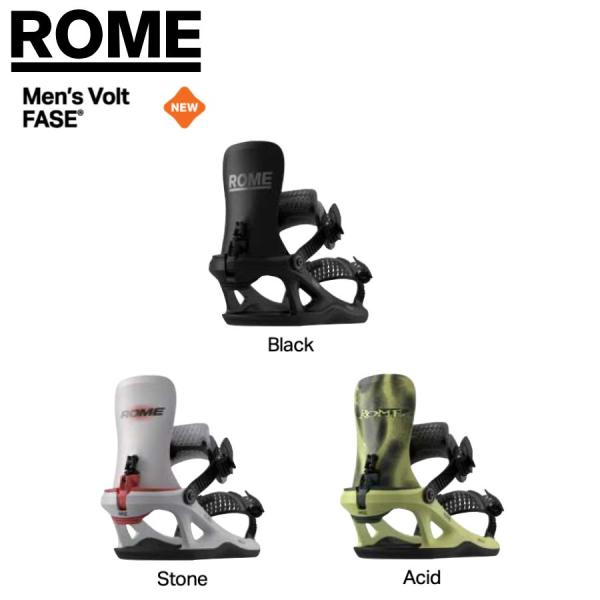 予約 26-27 ROME ローム MEN'S VOLT FASE スノーボード ビンディング バイ...
