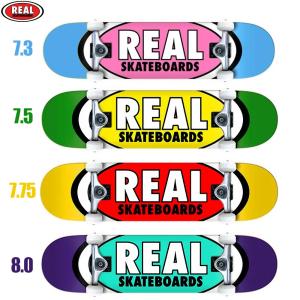 REAL CLASSIC OVAL2 COMPLETE コンプリート7.3 7.5 7.75 8.0 inch リアル コンプリートスケートボード スケボー 完成品｜crass