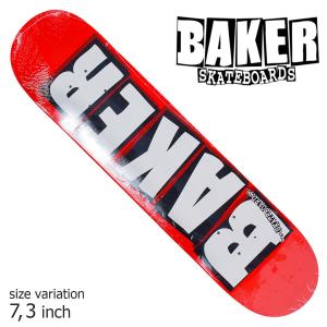 BAKER DECK デッキ ベイカー BRAND LOGO WHITE MINI 7.3 スケボー アンドリュー レイノルズ キッズ スケボー｜crass