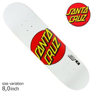 SANTA CRUZ Classic Dot DECK Matte White 8.0inch スケボー スケートボード デッキ サンタクルーズ