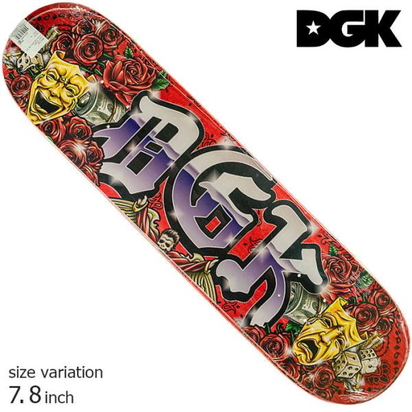 DGK LOGO DECK OUR LIFE 7.8 inch スケートボード デッキ ディージーケ...