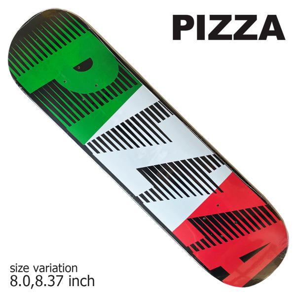 PIZZA TEAM SPEEDY BLACK 8.0 8.37 inch ピザ デッキ スケートボ...
