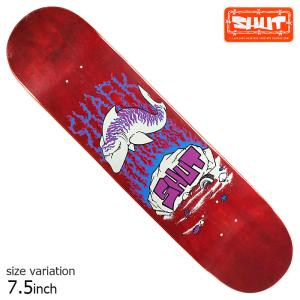 SHUT SHARK MINI DECK 7.5inch RED シャット スケートボード デッキ スケボー｜crass