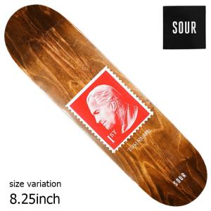 SOUR SU-23 Snape Stamp 8.25inch スケートボード デッキ サワー スケボー SKATEBOARD 板｜crass