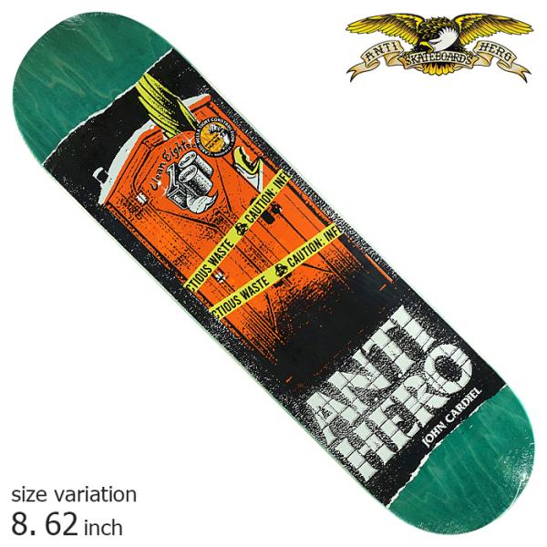 ANTIHERO CARDIEL INFECTIOUS WASTE 8.62inch スケートボード...