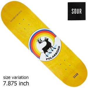 SOUR サワー スケートボード スケボー デッキ Vincent-Polarbroda 7.875inch DECK SKATEBOARD｜crass