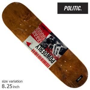 スケボー デッキ politic 8.125 POLITIC Team Bold 8.0 8.25inch ポリティック スケートボード