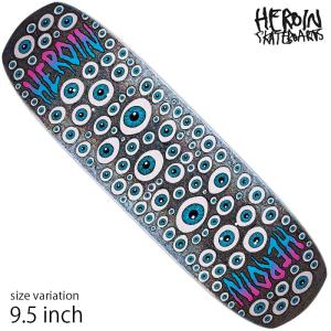 HEROIN ヘロイン デッキ スケボー SEEING DOUBLB SHOVEL 9.5 inch スケートボード SKATEBOARD｜crass