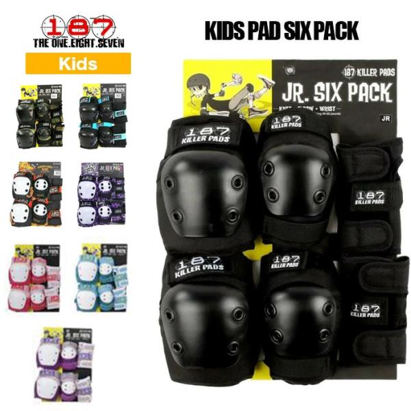187 KILLER PADS SIX PACK JR キッズ プロテクター BLACK CAMO ...