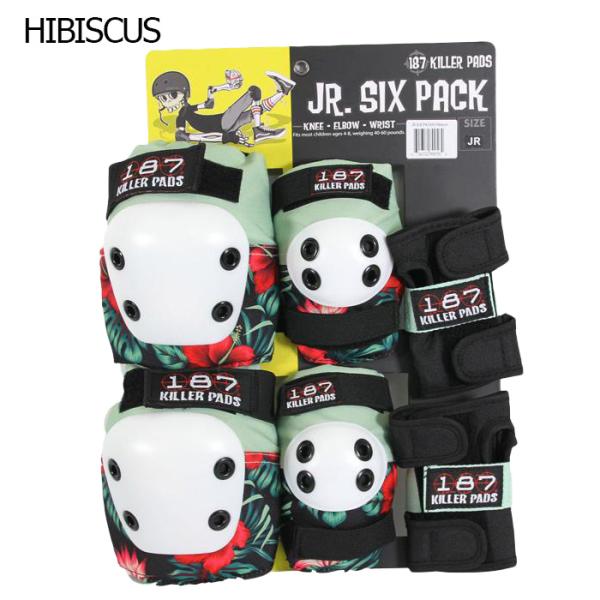 キッズ プロテクター 187 KILLER PADS SIX PACK JR BLACK スケボー ...