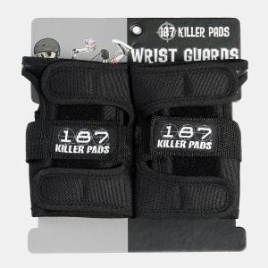 プロテクター 187 KILLER PADS WRIST GUARD XS S M L BLACK スケートボード 187 キラーパッド リストガード セーフティーパッド 手首 サポート 黒｜crass