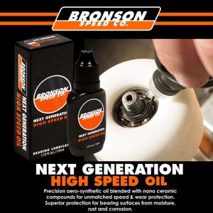 BRONSON ブロンソン ハイスピード オイル スケボー BRONSON HIGH SPEED OIL メンテナンス 錆止め スケートボード 化学合成｜crass