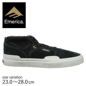 Emerica PILLER BLACK / WHITE / GOLD スニーカー エメリカ ピラー スケートボード シューズ｜crass