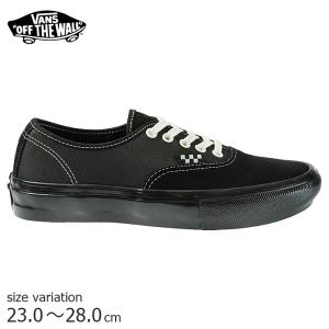 VANS SKATE AUTHENTIC BLACK スニーカー バンズ ヴァンズ スケート オーセンティック スケボー スケシュー