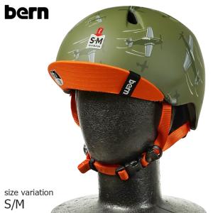 BERN SM NINO MATTE GREEN DOGFIGHT S/M ヘルメット プロテクター スケートボード キッズ ジュニア BMX スノーボード スキー｜crass