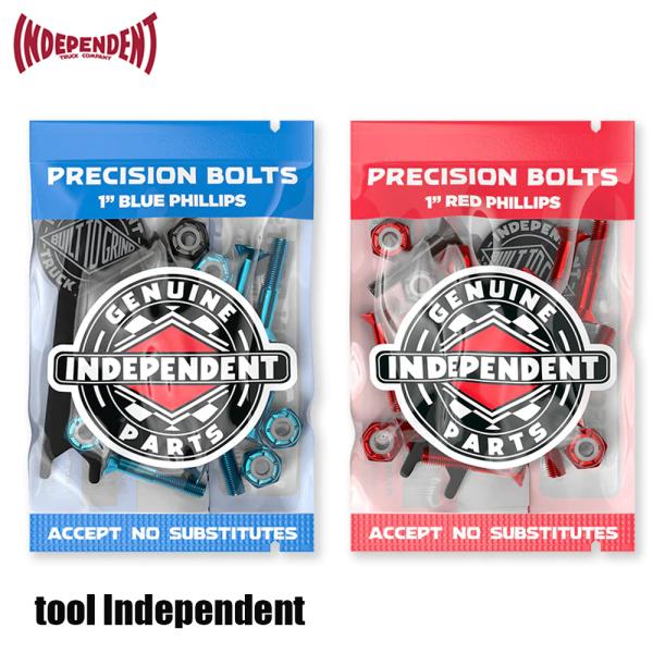 INDEPENDENT PRECISION BOLTS BLACK/BLUE RED／BLACK イ...