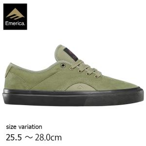 Emerica エメリカ スニーカー スケートボード スケボー 靴 PROVOST G6 OLIVE/BLACK メンズ レディース｜crass